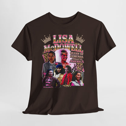 Lisa McDowell ‘90s Nostalgia Collage Tee — Coming To America Graphic Shirt