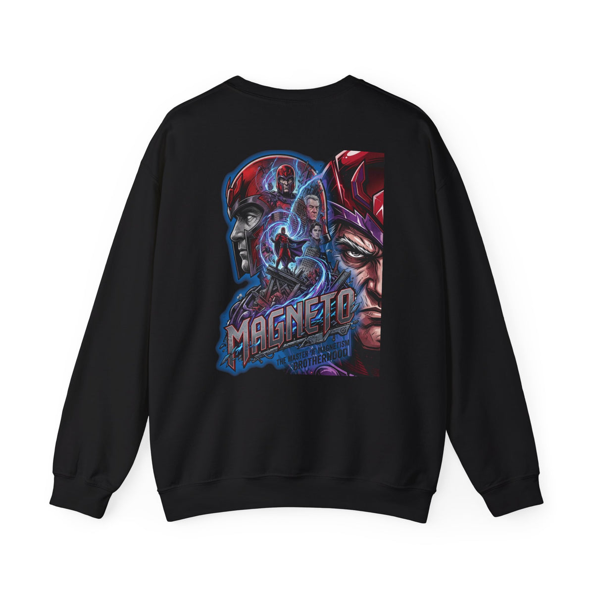 Magneto Graphic Sweatshirt — X‑Men Mutant Comic Crewneck