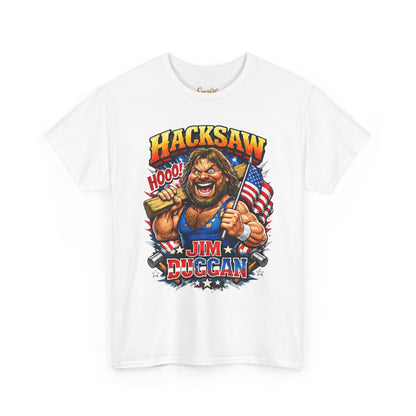 Jim Duggan “Hacksaw” Graphic Tee – Retro Wrestling Fan Shirt