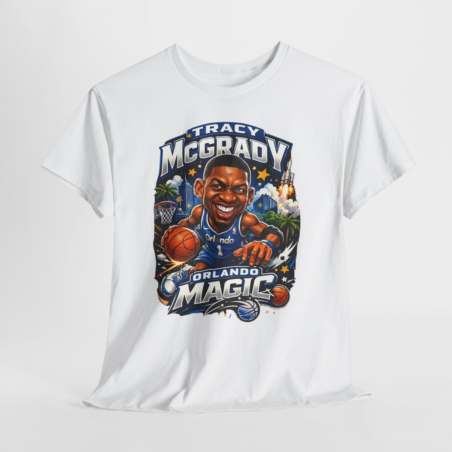 Tracy McGrady Orlando Magic Retro Basketball Tee