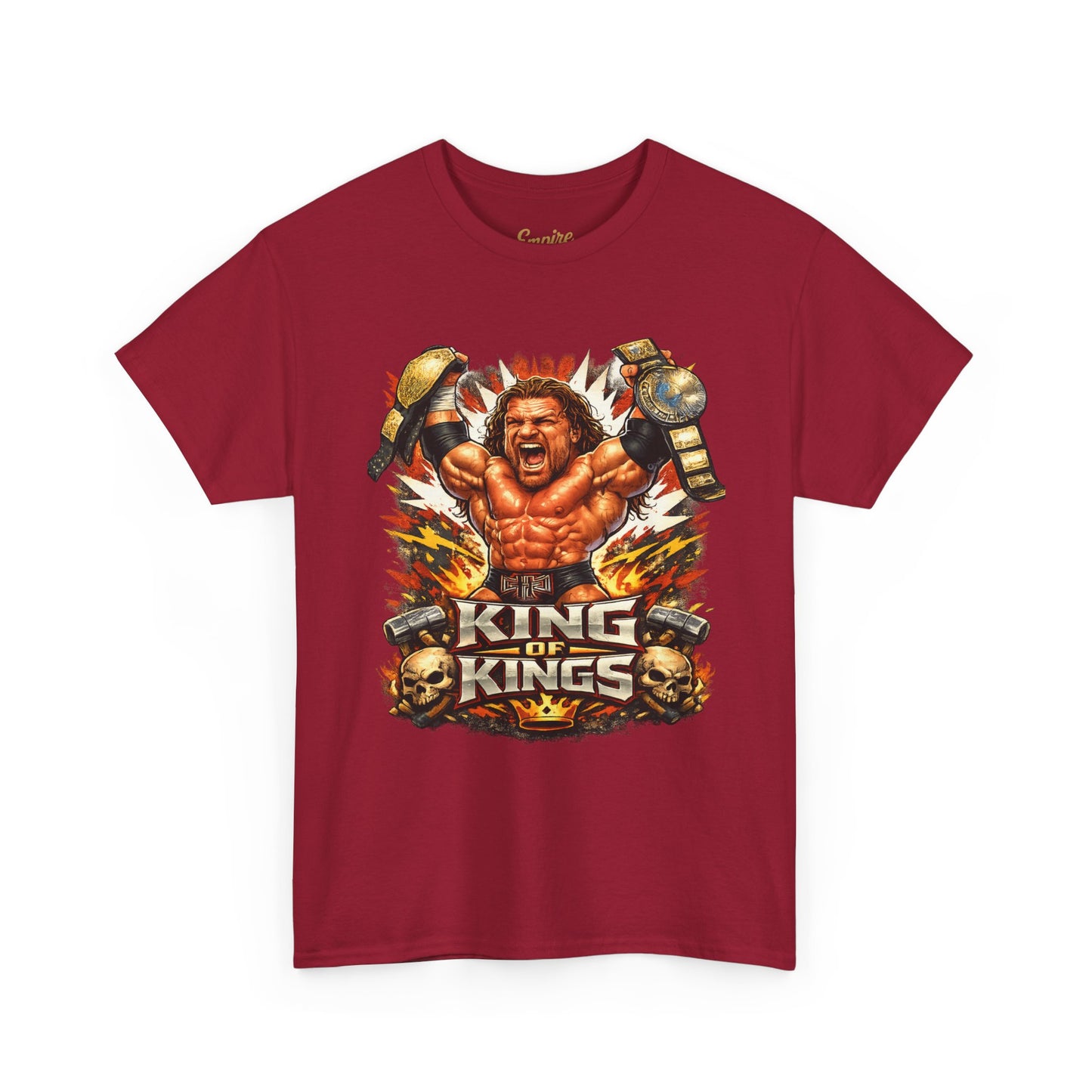 King of Kings Tee - Retro Wrestling Champion Graphic T-Shirt