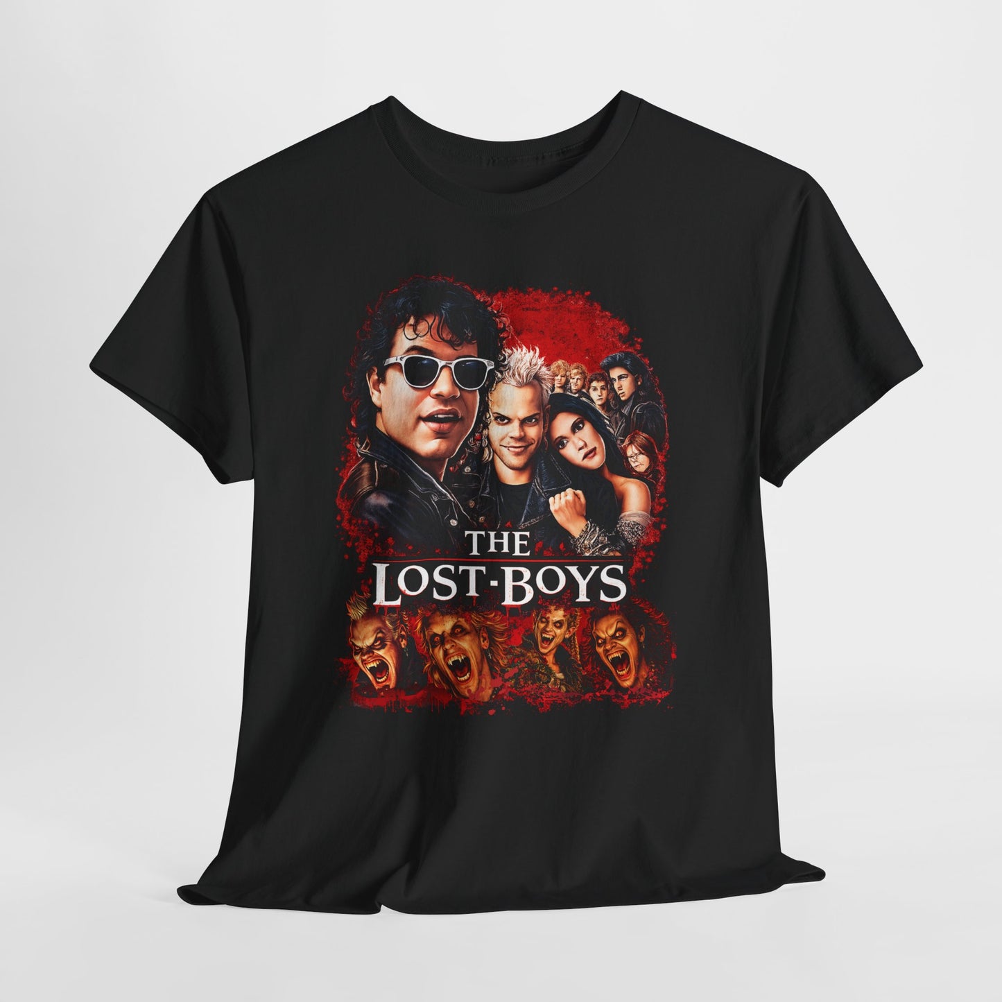 The Lost Boys Movie Poster Tee — Retro 80s Vampire Graphic T-Shirt