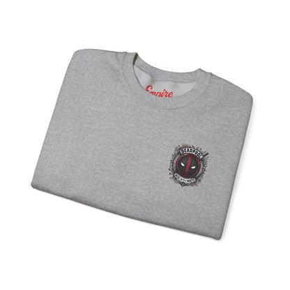 Deadpool Graphic Sweatshirt – Comic Superhero Crewneck