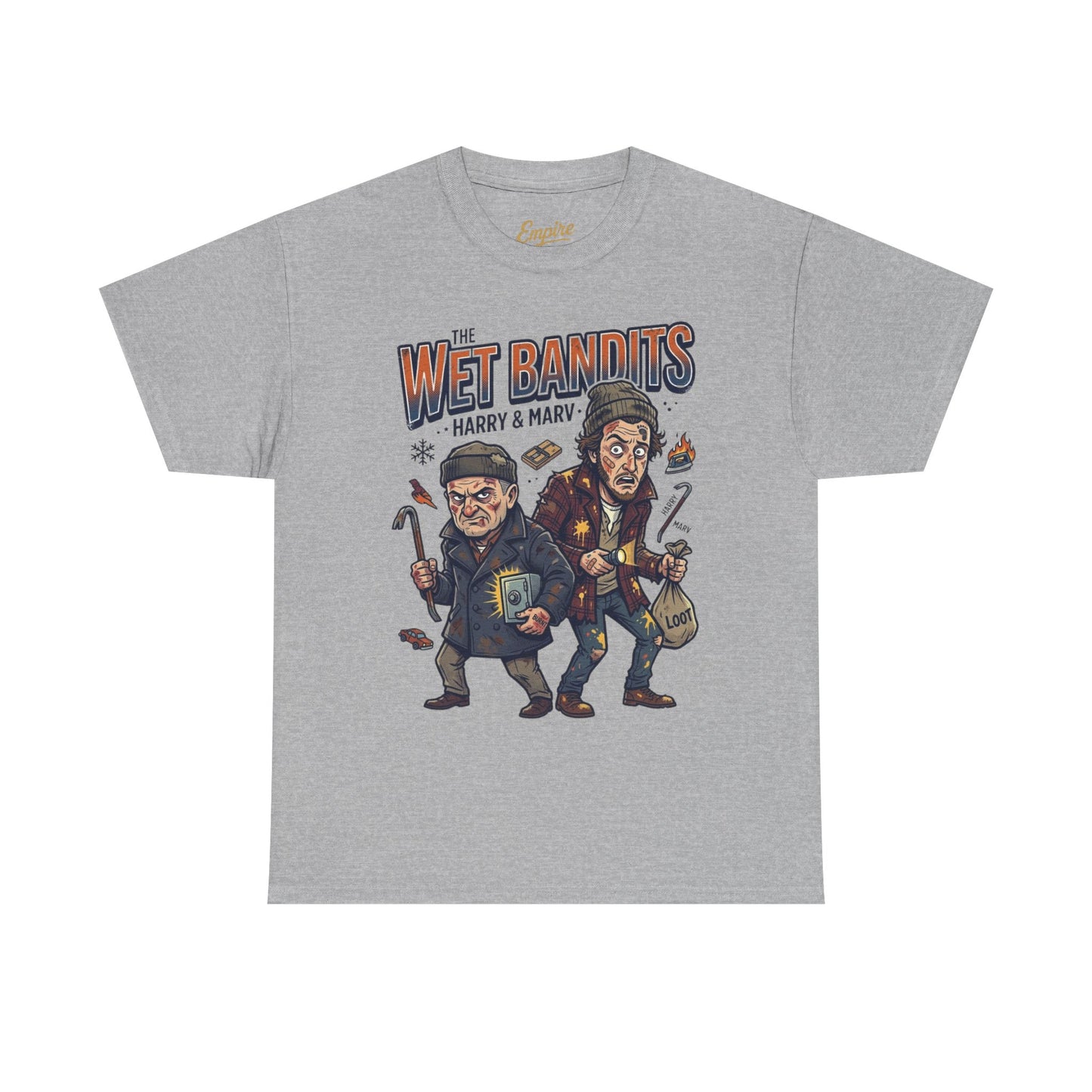 Wet Bandits Movie Tee — Harry & Marv Funny Christmas T-Shirt