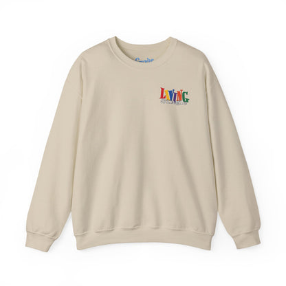 Maxine Shaw 'LIVING Single' Retro TV Sitcom Graphic Crewneck Sweatshirt