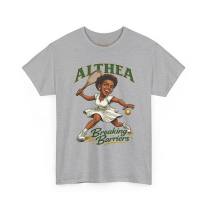 Althea Gibson 'Breaking Barriers' Tennis T-Shirt — Vintage Grand Slam Champion Tribute