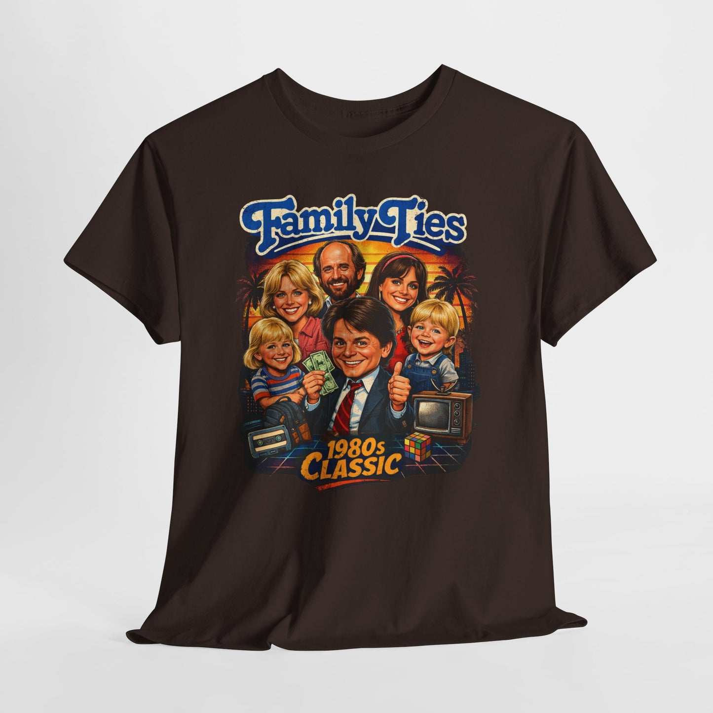 Family Ties 1980s Classic Tee