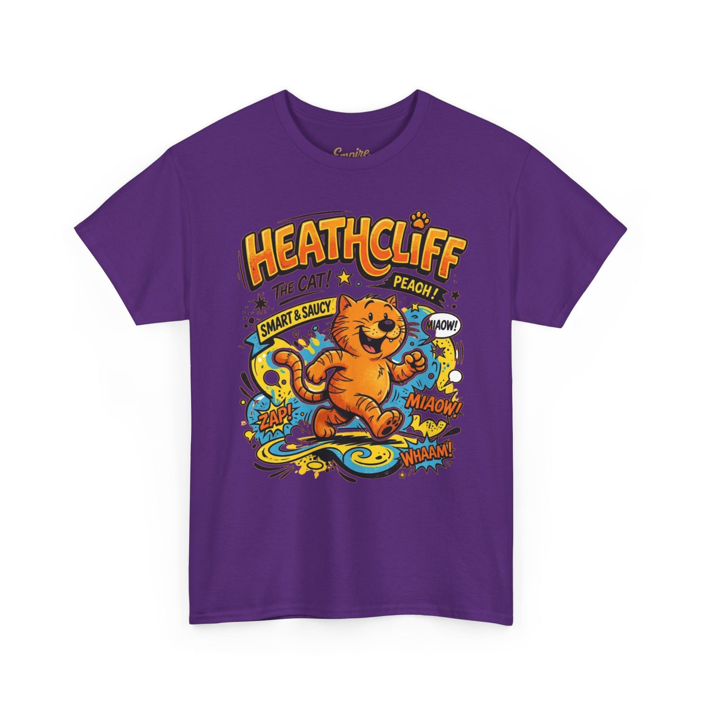 Heathcliff Retro Cat T-Shirt — Vintage Cartoon Graphic Tee