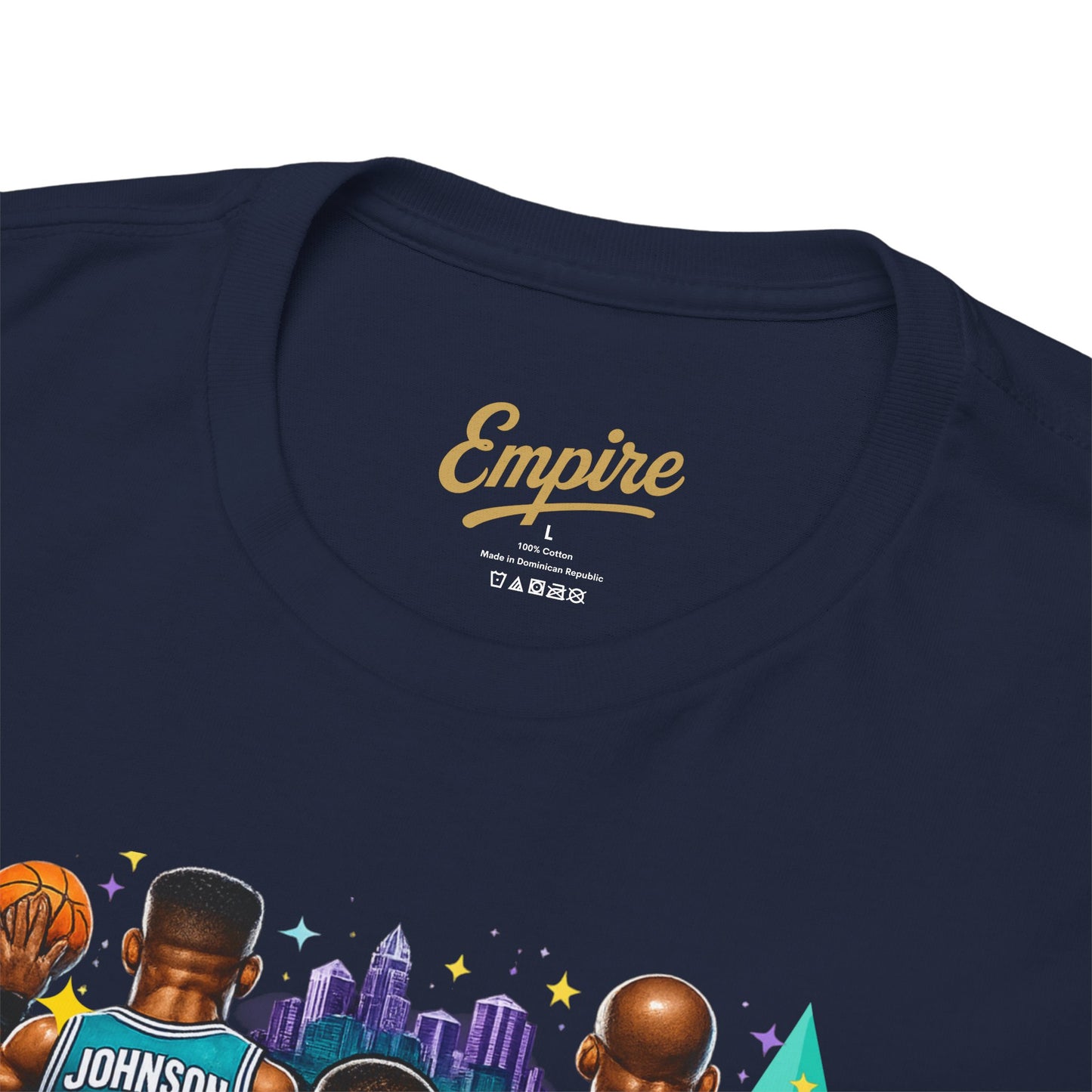 Charlotte Hornets Basketball T-Shirt — Team Player Caricature Tee