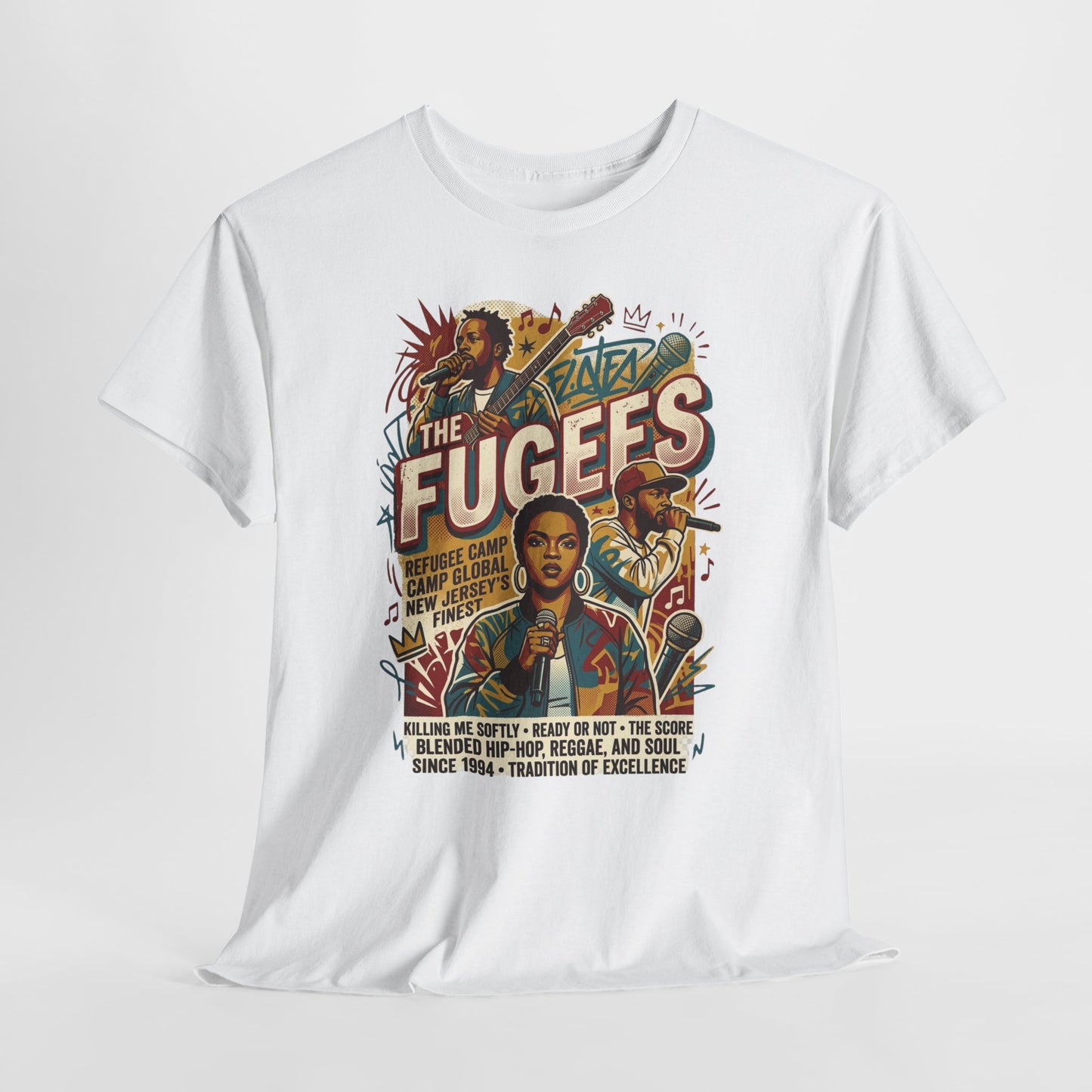 The Fugees Retro Graphic Tee – Vintage Hip Hop Concert Poster T-Shirt
