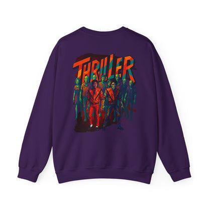 MJ Thriller Graphic Sweatshirt — Retro Michael Jackson Inspired Crewneck