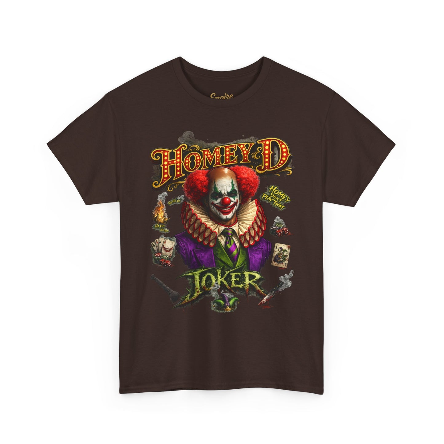 Joker Clown Tee — "Homey D" & "Homey Don’t Play That" Graphic T-Shirt