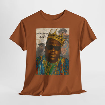 Retro Biggie Smalls Hip-Hop Icon Unisex Heavy Cotton Tee