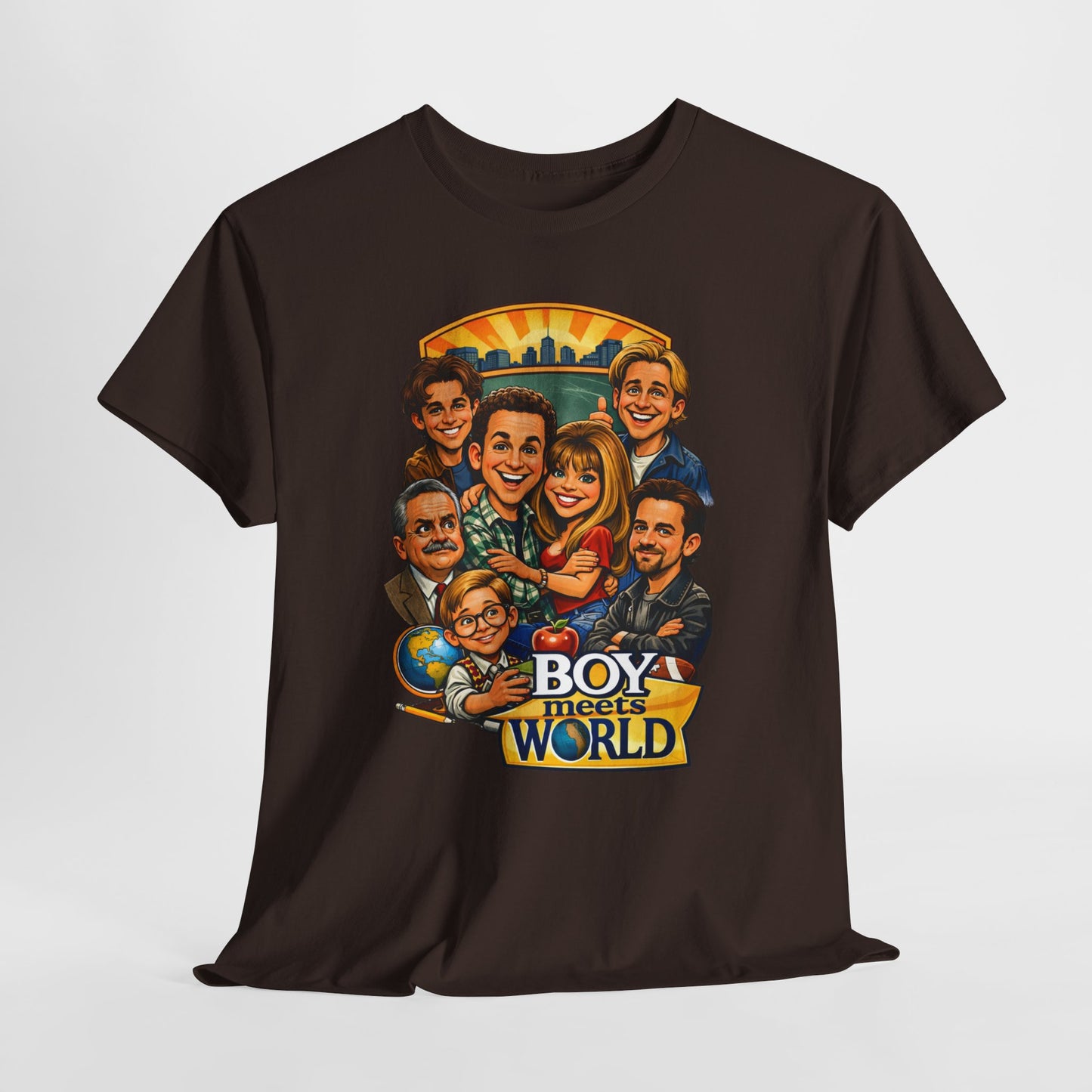 'Boy Meets World' Retro Cast Caricature Tee