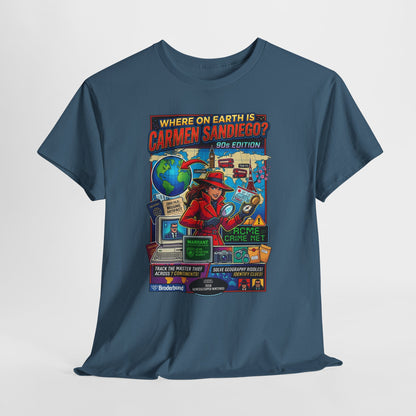 Carmen Sandiego Retro Game Poster T-Shirt