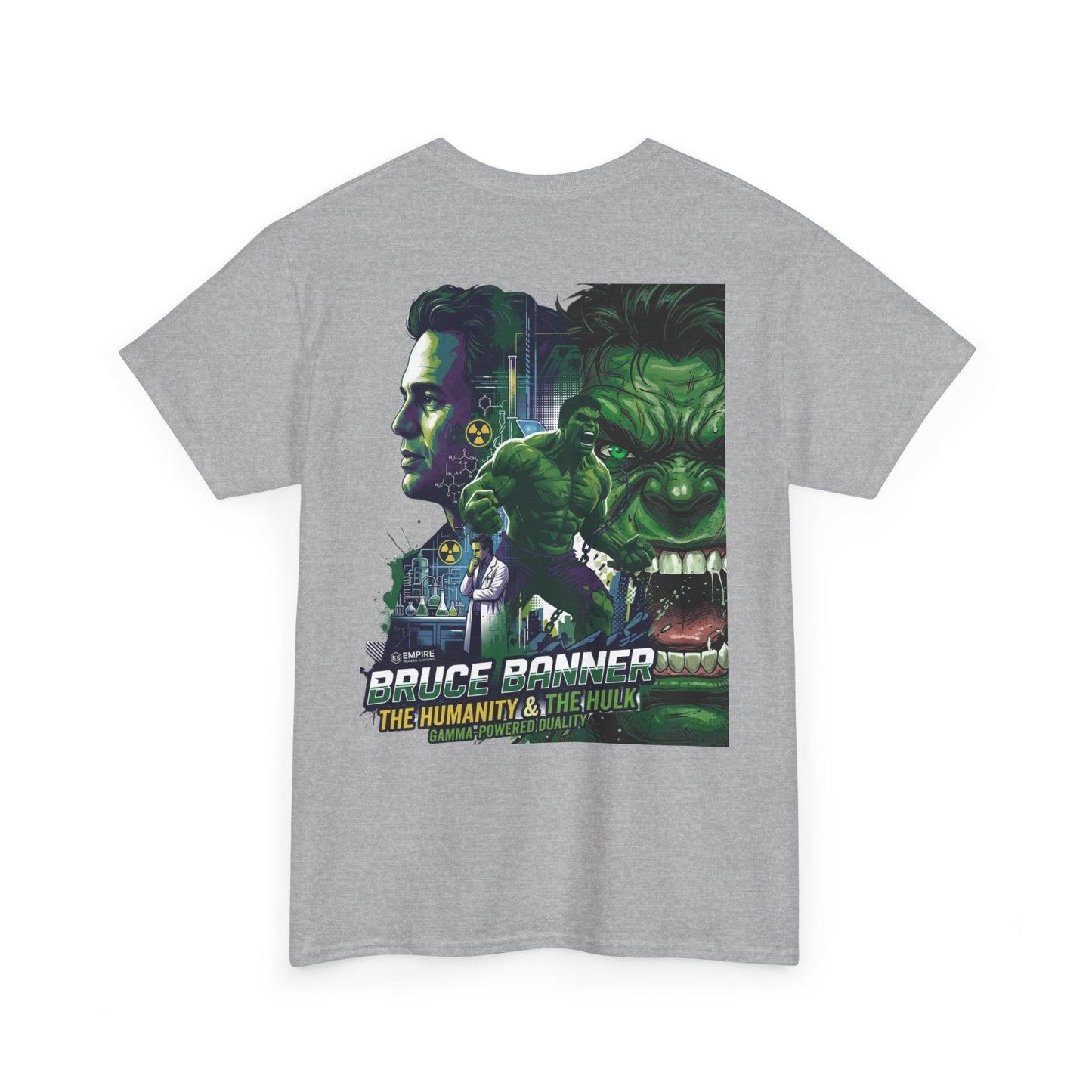 Hulk Graphic Tee — Bruce Banner Movie Poster Back Print