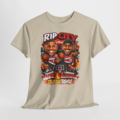 Rip City Basketball T-Shirt — Caricature Trail Blazers Fan Tee