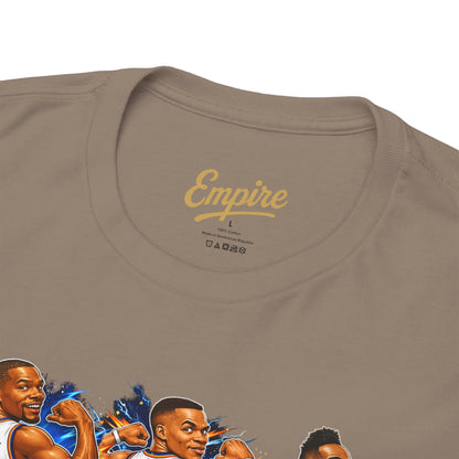 OKC Thunder Caricature Basketball T-Shirt — Team Players Graphic Tee