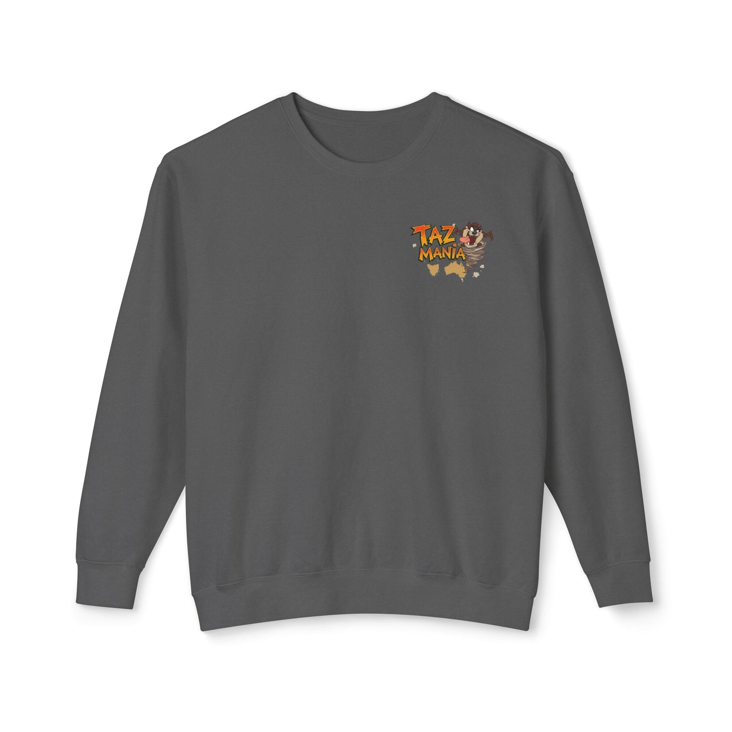 Taz Mania Crewneck Sweatshirt – Retro Cartoon Graphic Pullover