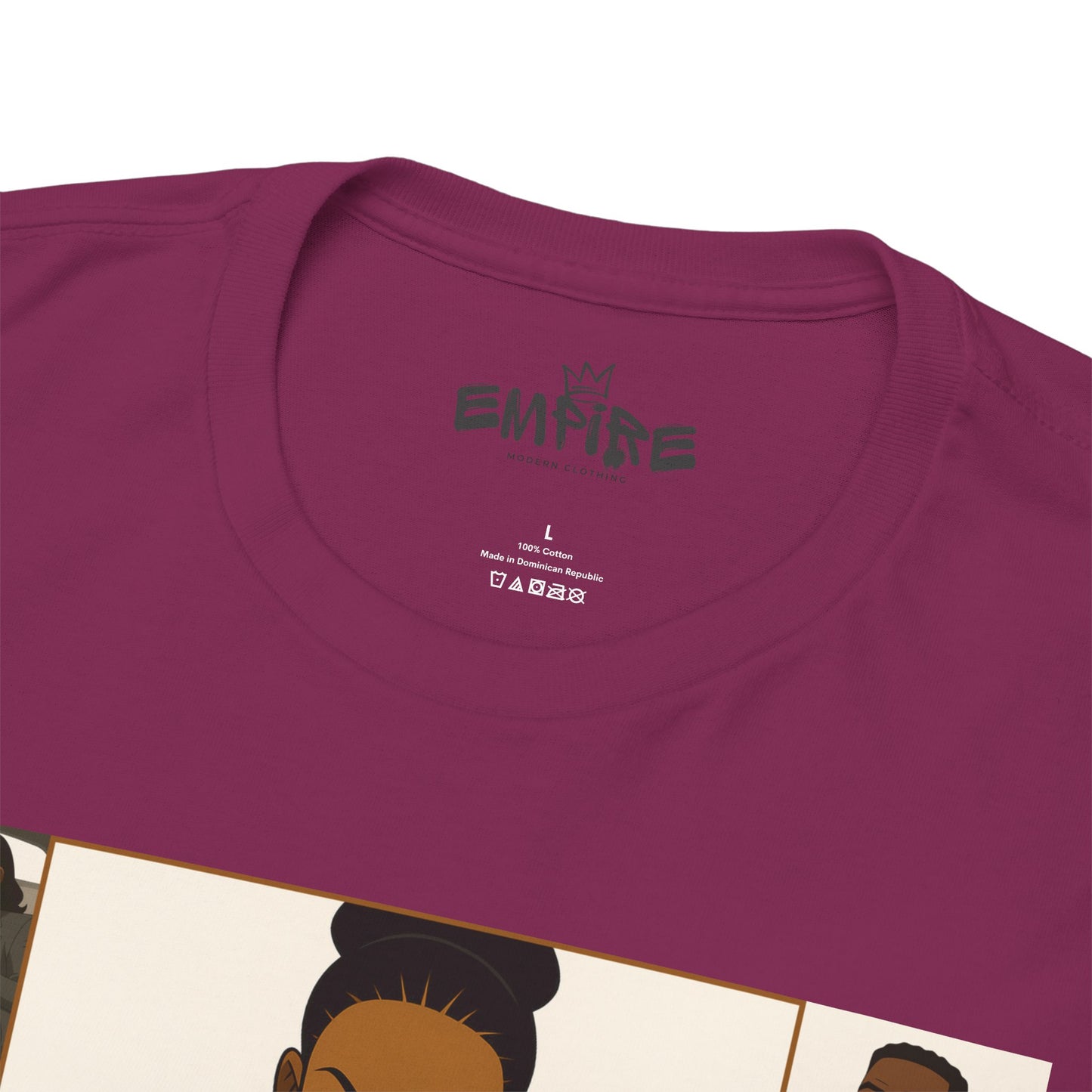 "A Thin Line" Unisex Heavy Cotton Tee - Artistic Tribute Design