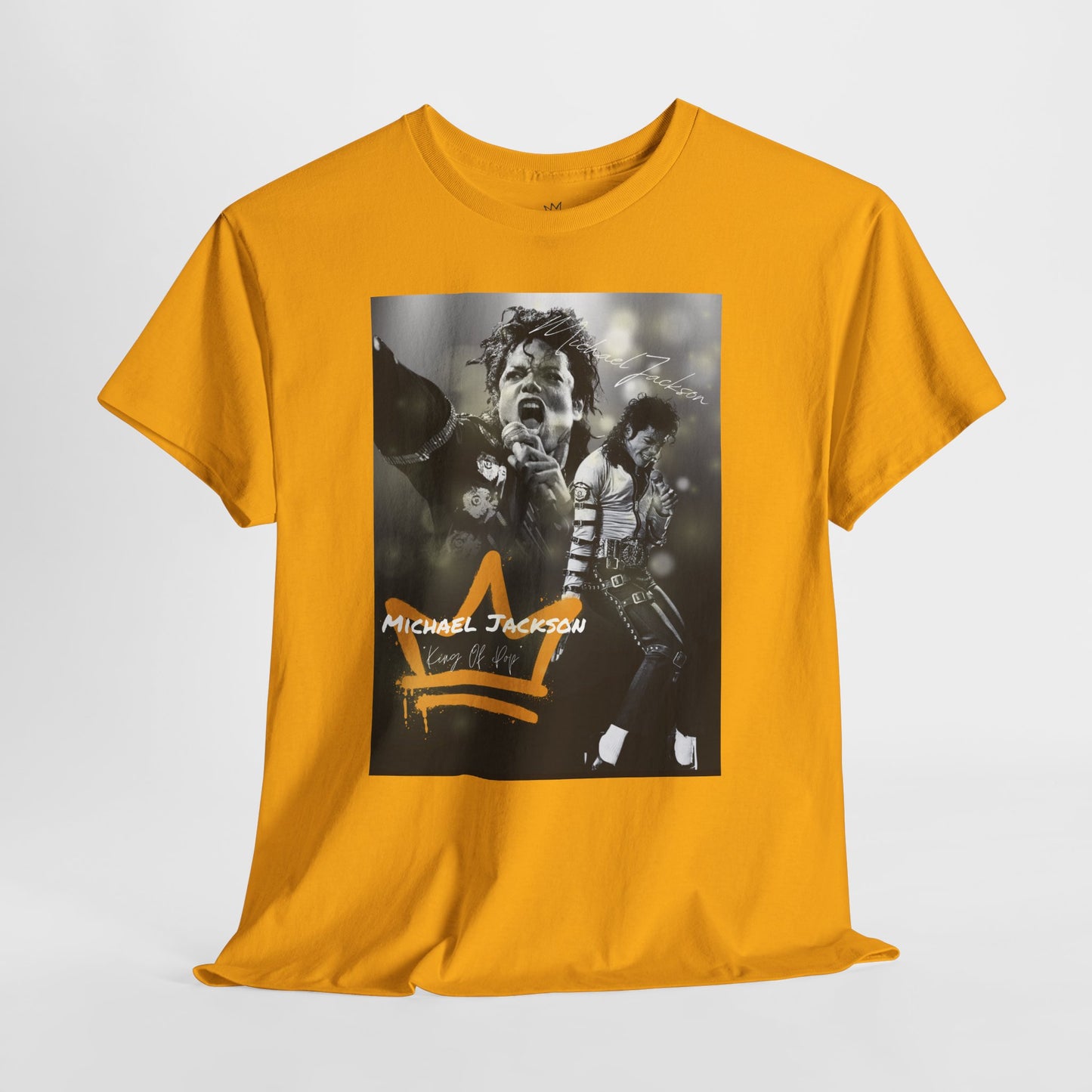 Michael Jackson Graphic Unisex Heavy Cotton Tee - Vintage Style Music Apparel
