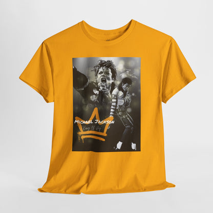 Michael Jackson Graphic Unisex Heavy Cotton Tee - Vintage Style Music Apparel