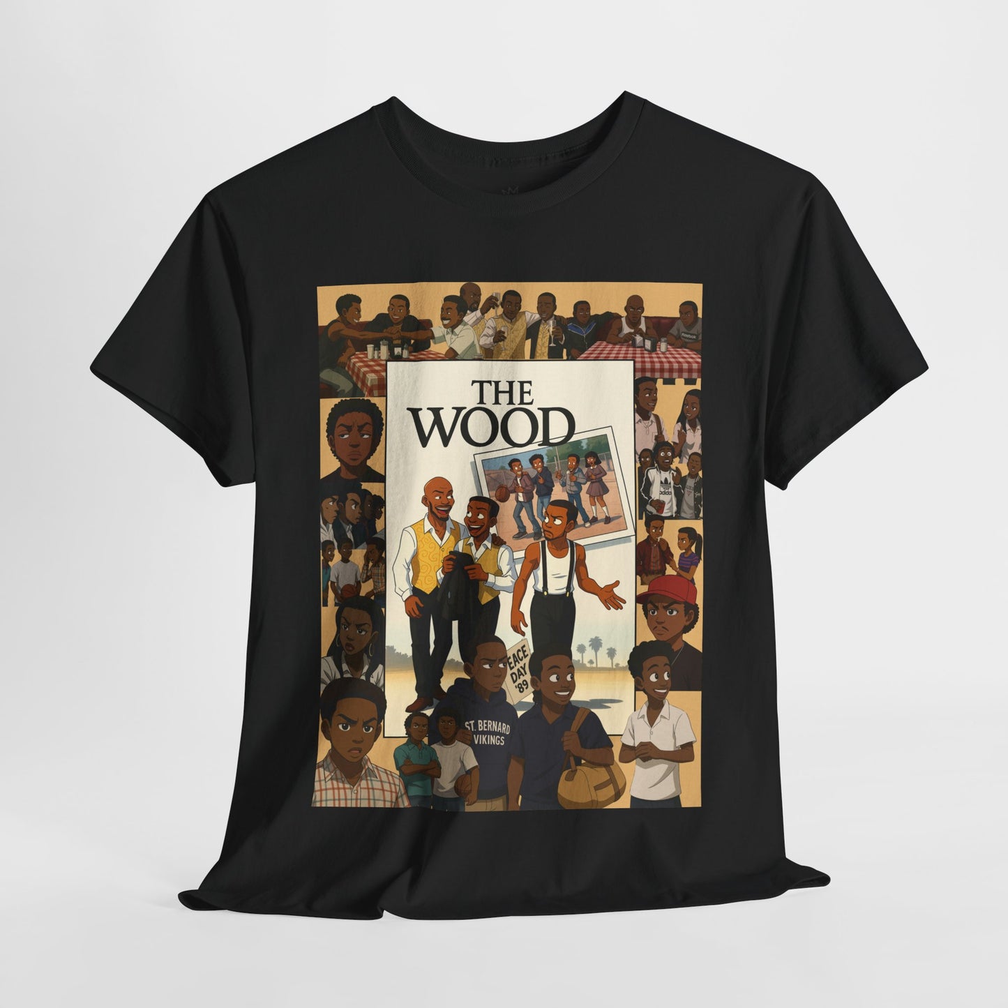 Retro 'The Wood' Graphic Shirt - Perfect for Casual Wear or Events