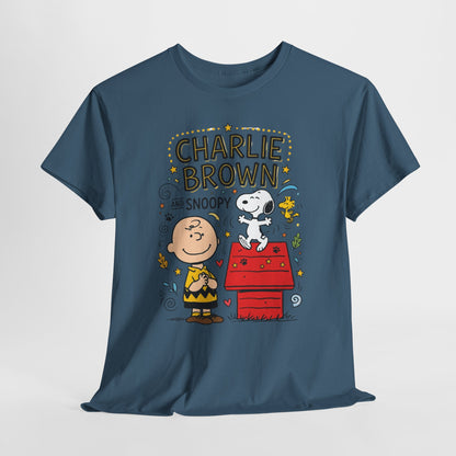 Charlie Brown & Snoopy T-Shirt — Peanuts Classic Graphic Tee