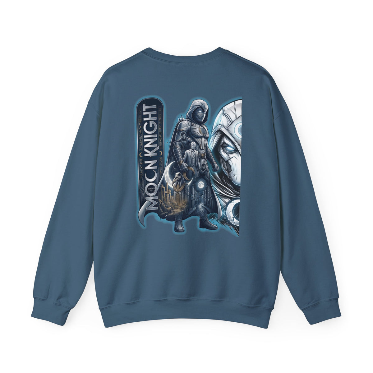 Moon Knight Graphic Sweatshirt — Vintage Comic-Inspired Crewneck