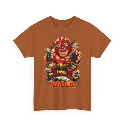 Vader Wrestler Graphic Tee — Retro Cartoon Wrestling T‑Shirt