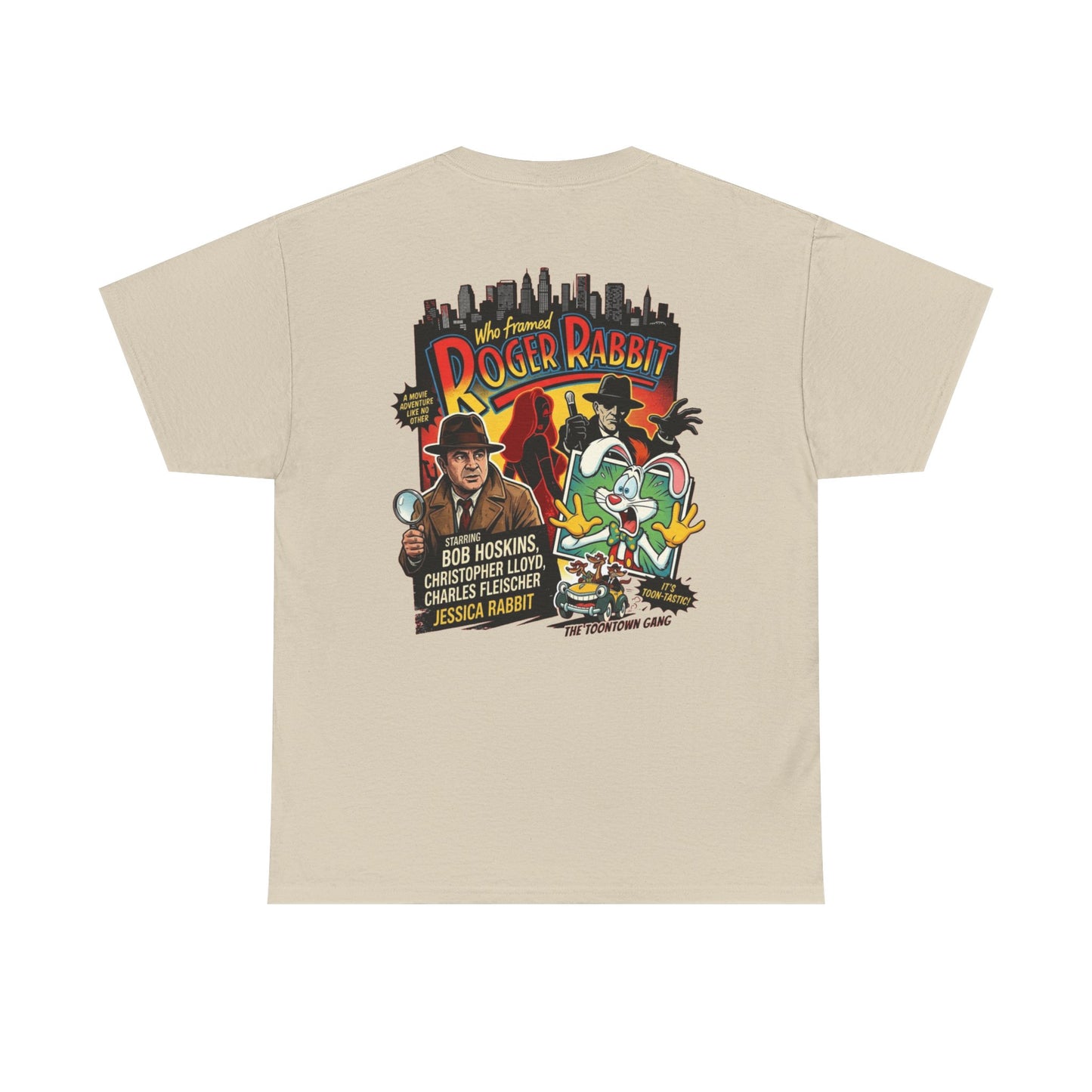 Who Framed Roger Rabbit Poster Tee — Retro Movie Graphic T-Shirt