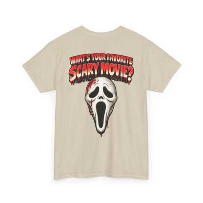 Scary Guy "Let's Get Stabby" Halloween Tee — Scream Mask Horror Movie T-Shirt