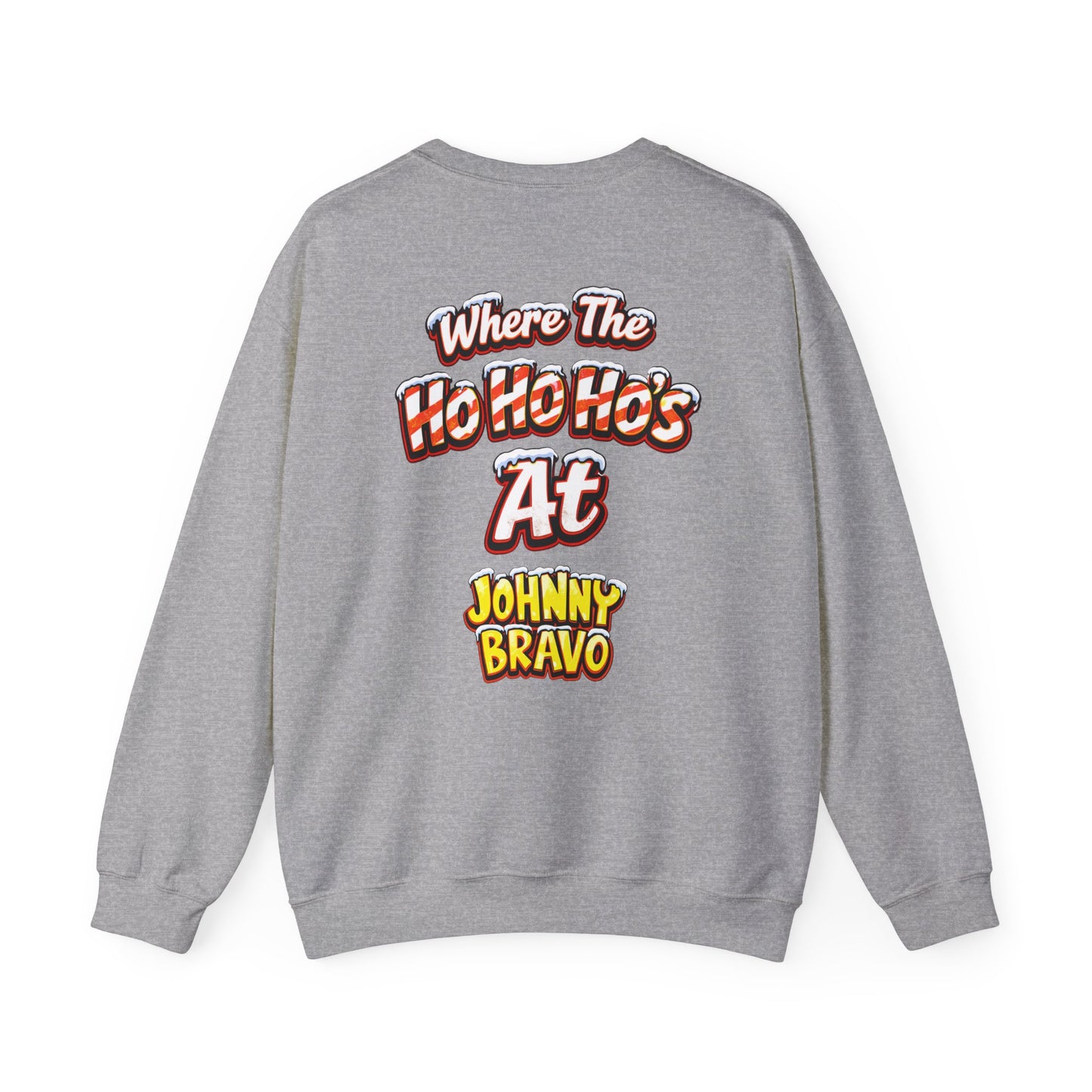 Johnny B 'Sleighin' Hearts' Crewneck Sweatshirt — Where the Ho-Ho-Ho's At