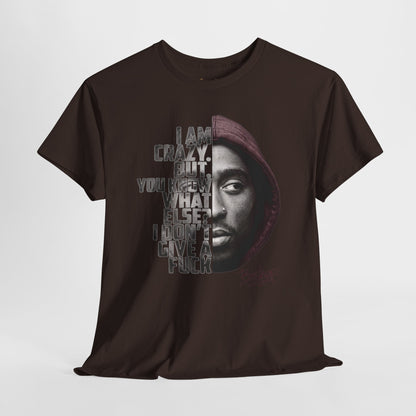 Roland Bishop 'I Am Crazy But You Know What Else I Don't Give A F**k' Hooded Portrait