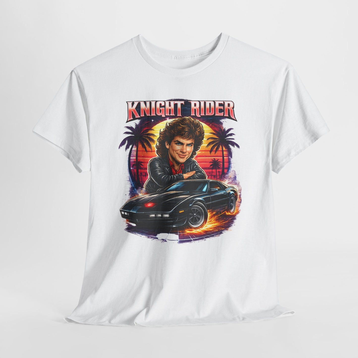 Knight Rider Vintage Tee – Retro 80s KITT Graphic T-Shirt