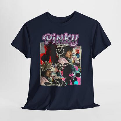 Pinky Retro Collage T-Shirt — Vintage Pop Art Movie Tee