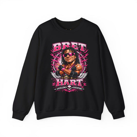 Bret Hart Crewneck Sweatshirt — "I Am The Best There Is" Retro Wrestling Pullover