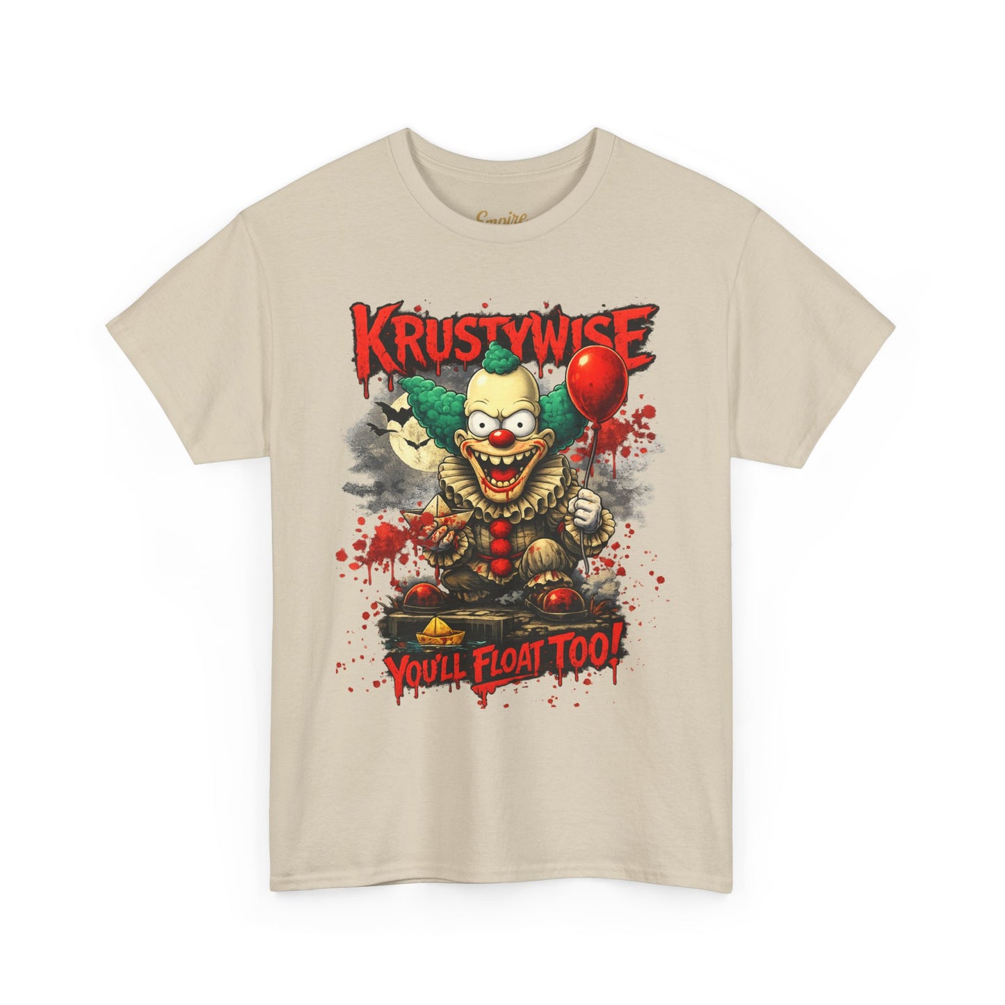 Krustywise "You’ll Float Too" Horror Tee