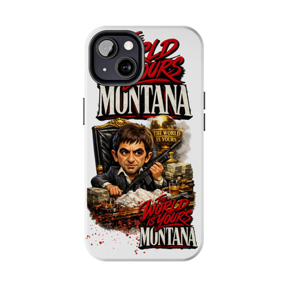 Tony Montana "The World Is Yours" Vintage Caricature Tough Phone Case