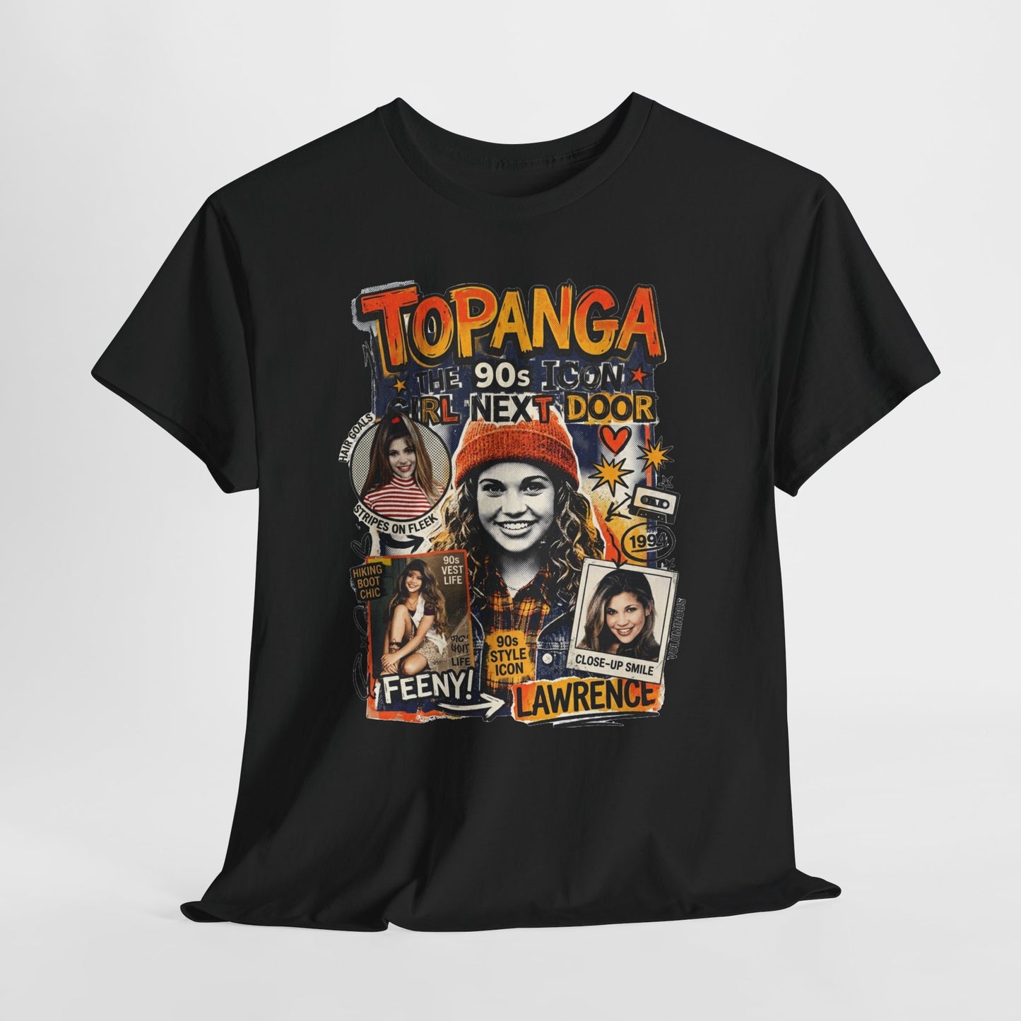 Topanga 90s Throwback Tee — Feeny & Lawrence Nostalgia Graphic T-Shirt