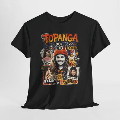 Topanga 90s Throwback Tee — Feeny & Lawrence Nostalgia Graphic T-Shirt