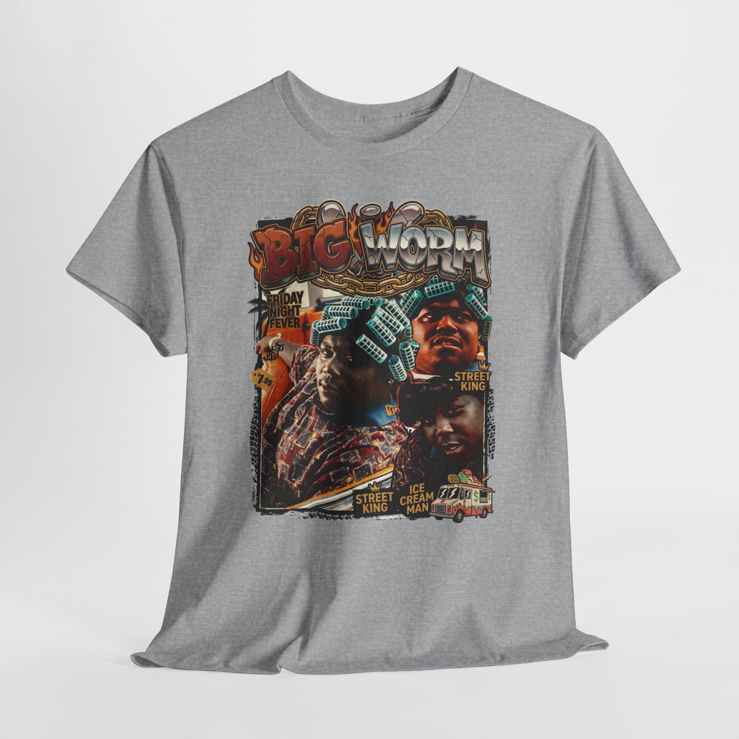 Big Worm Vintage Tee — 'Big Worm' Graphic Movie Tribute Shirt