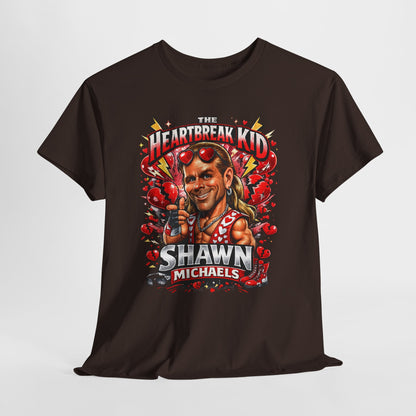 Shawn Michaels "Heartbreak Kid" Graphic Tee - Retro Wrestling Fan Shirt