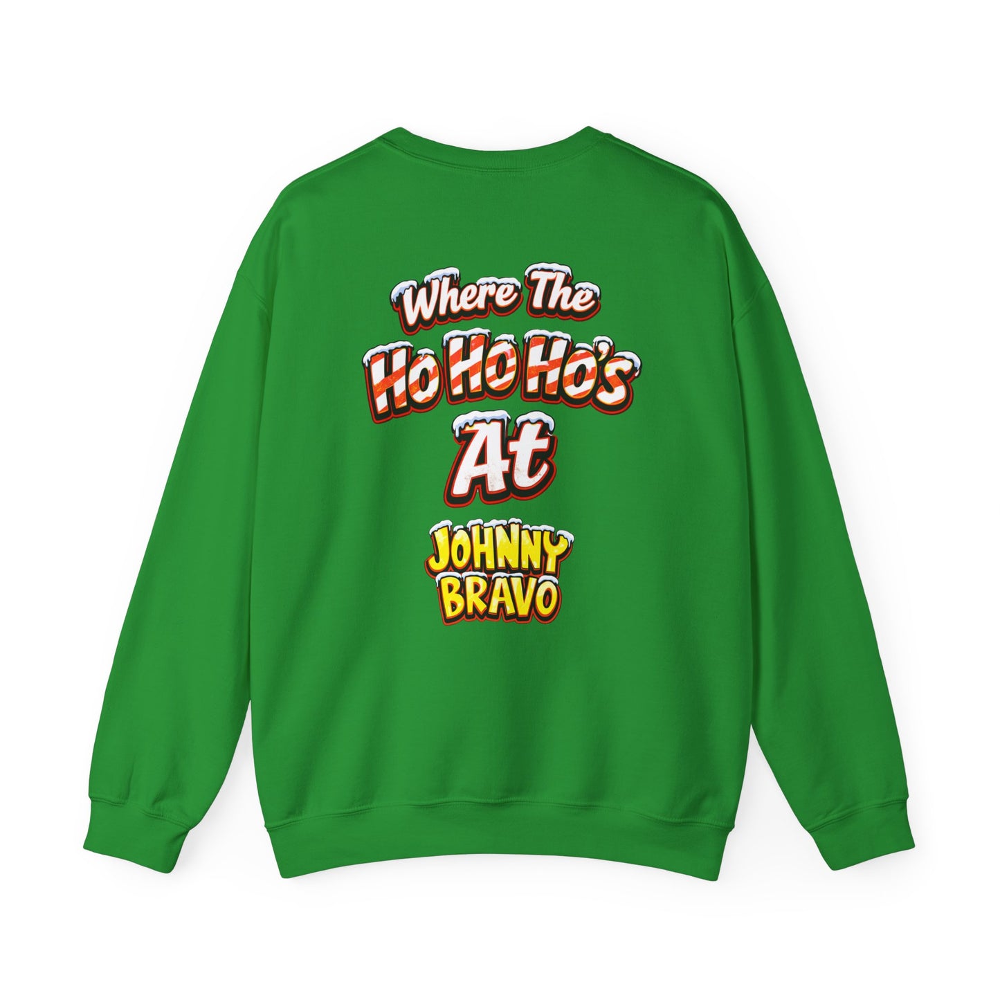 Johnny B 'Sleighin' Hearts' Crewneck Sweatshirt — Where the Ho-Ho-Ho's At