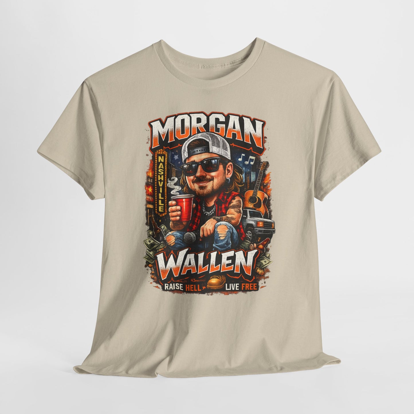 Country M. Wallen Graphic Tee — Country Music Fan Concert Shirt