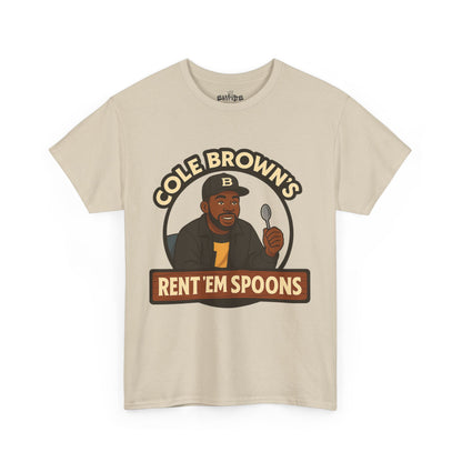 Rent 'Em Spoons Tee, Fun Graphic T-Shirt