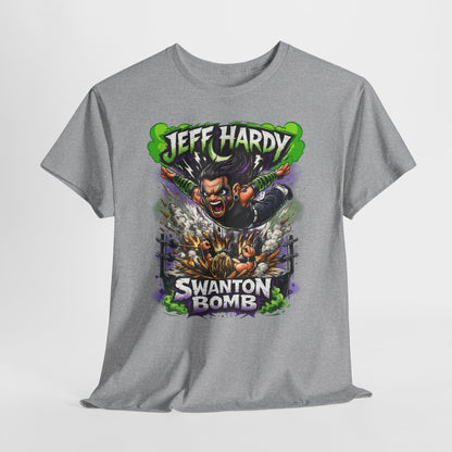 "Swanton Bomb" Graphic Tee — Pro Wrestler Vintage-Style Wrestling Shirt