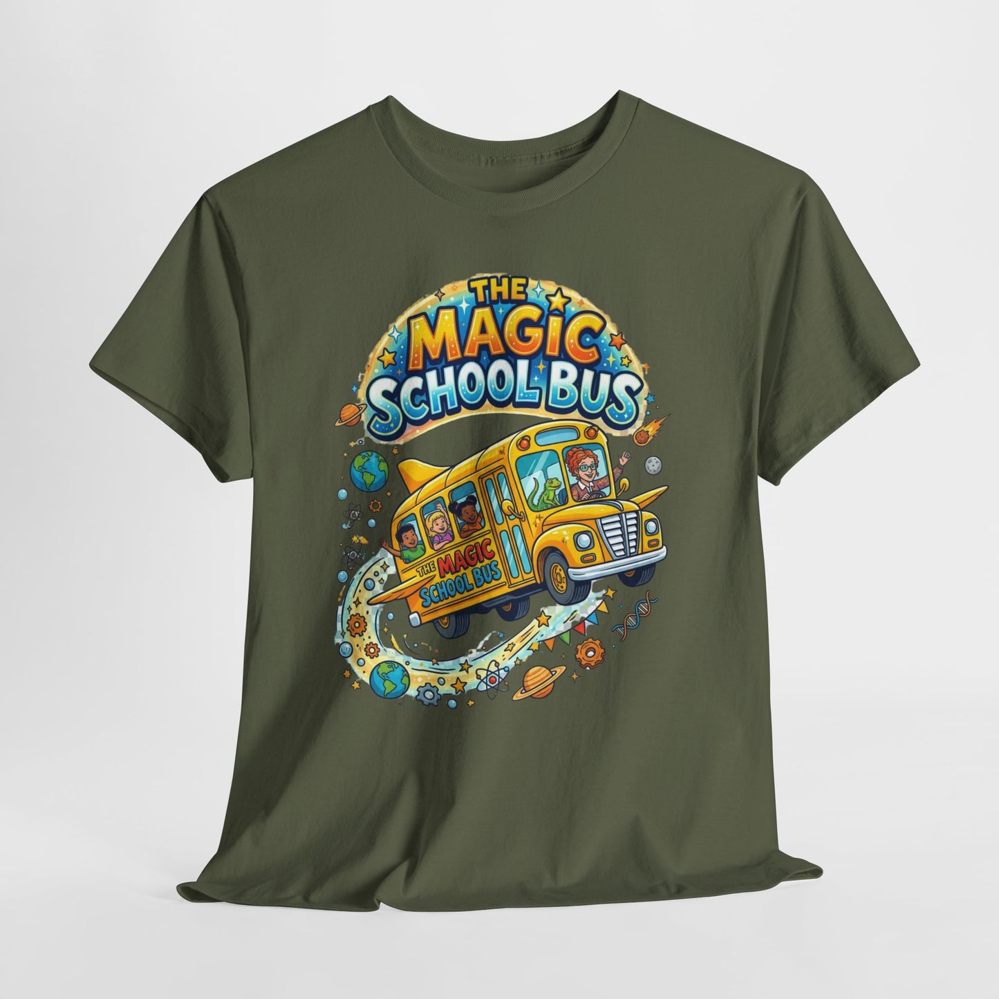 The Magic School Bus T-Shirt – Kids Retro Educational Cartoon Tee