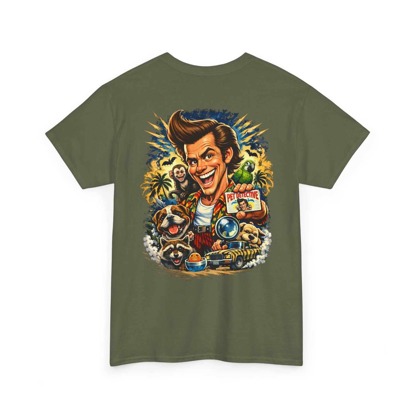 Ace Ventura Pet Detective T-Shirt – Retro 90s Comedy Movie Graphic Tee
