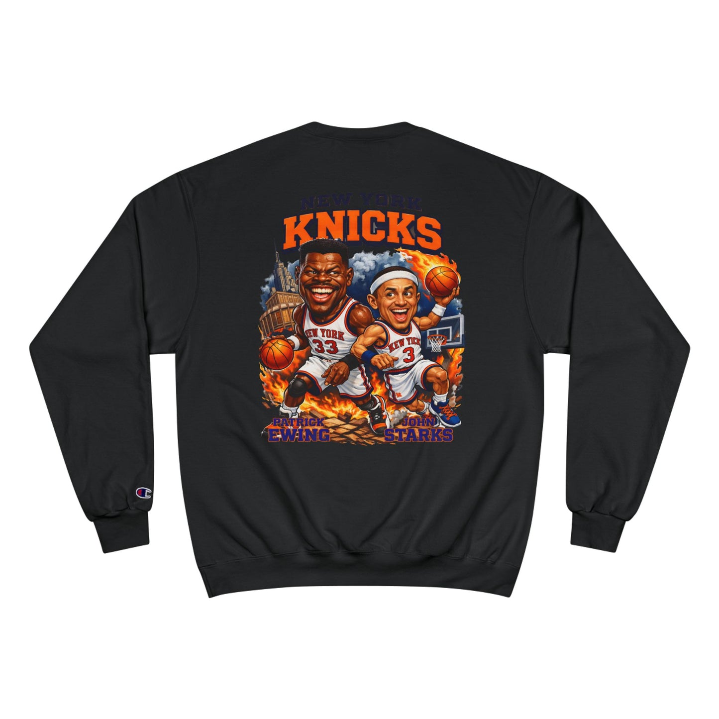 Champion X Empire New Your Knicks Legends Caricature Sweatshirt
